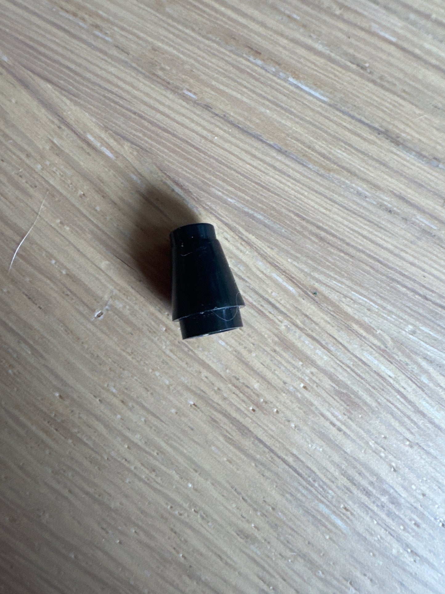 Cone 1 x 1 with Top Groove black