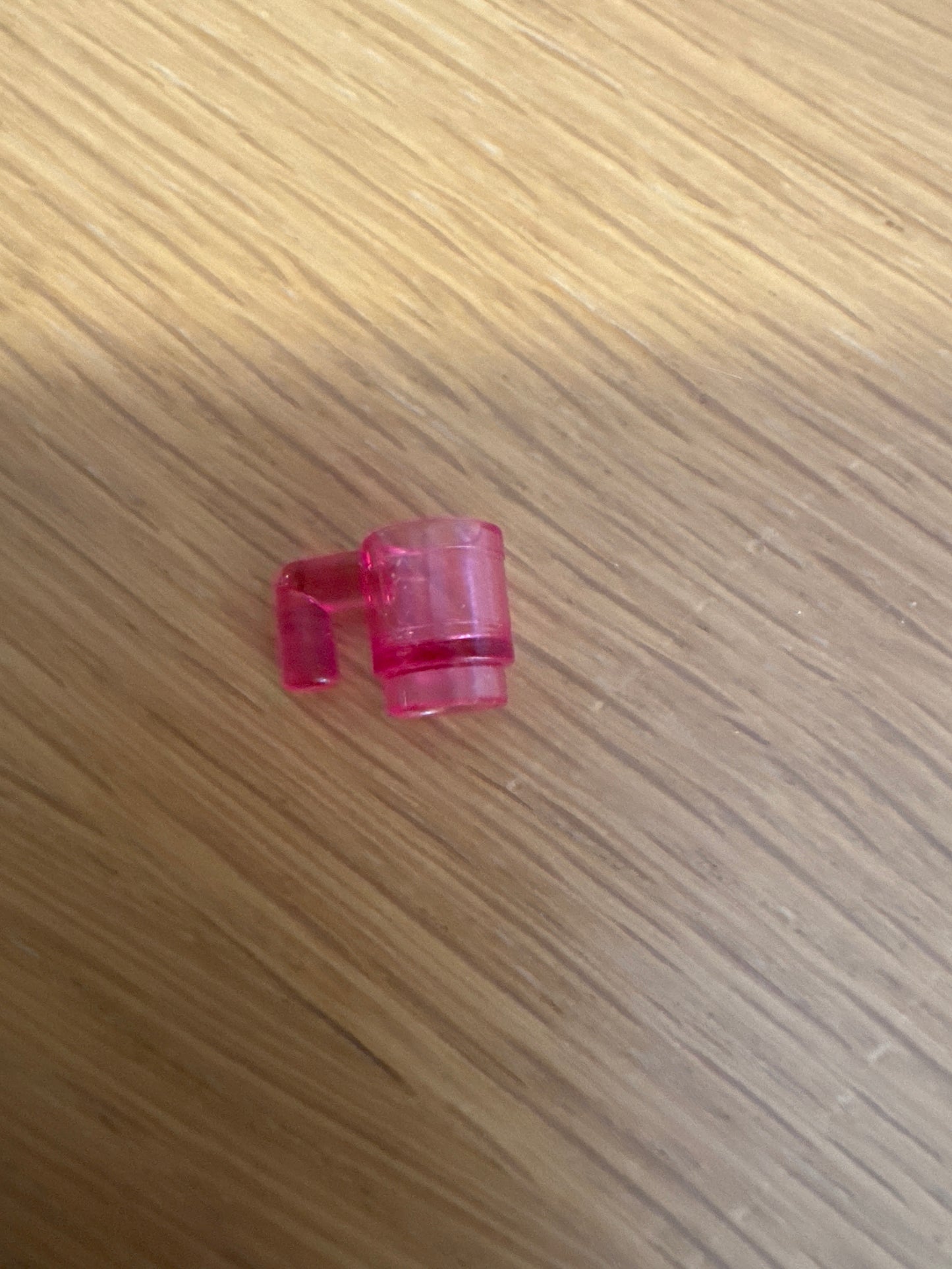 Minifigure, Utensil Cup trans-dark pink