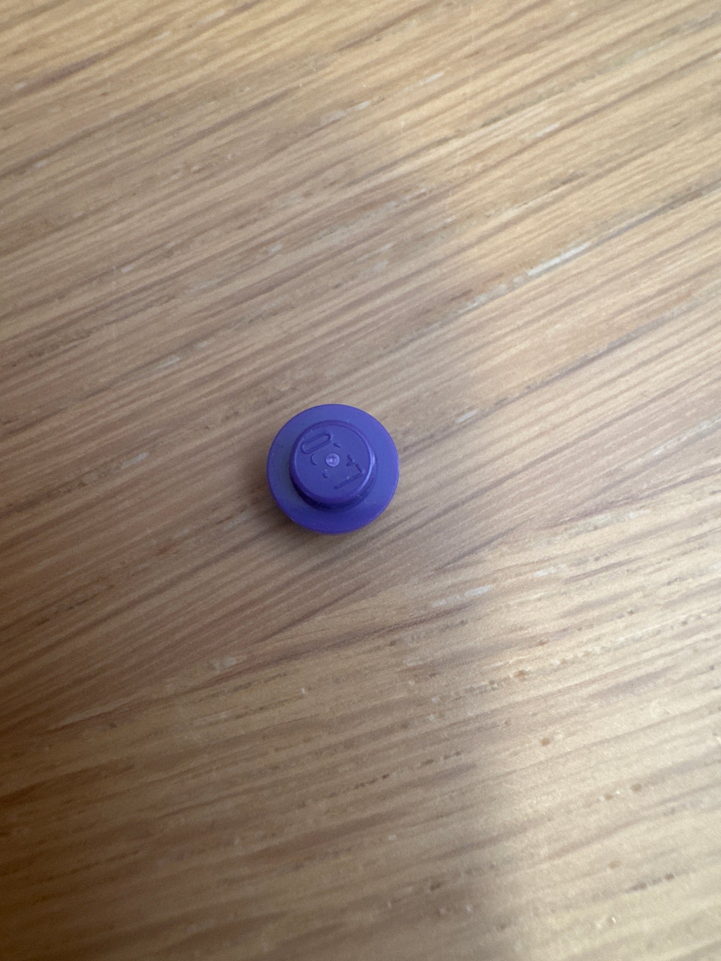 Plate, Round 1 x 1 dark purple