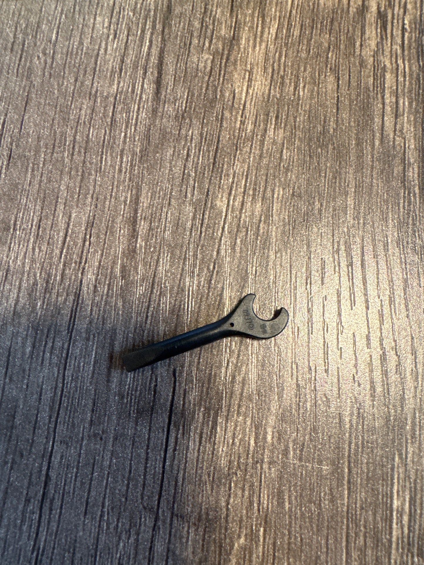 Minifigure, Utensil Tool Spanner Wrench / Screwdriver black