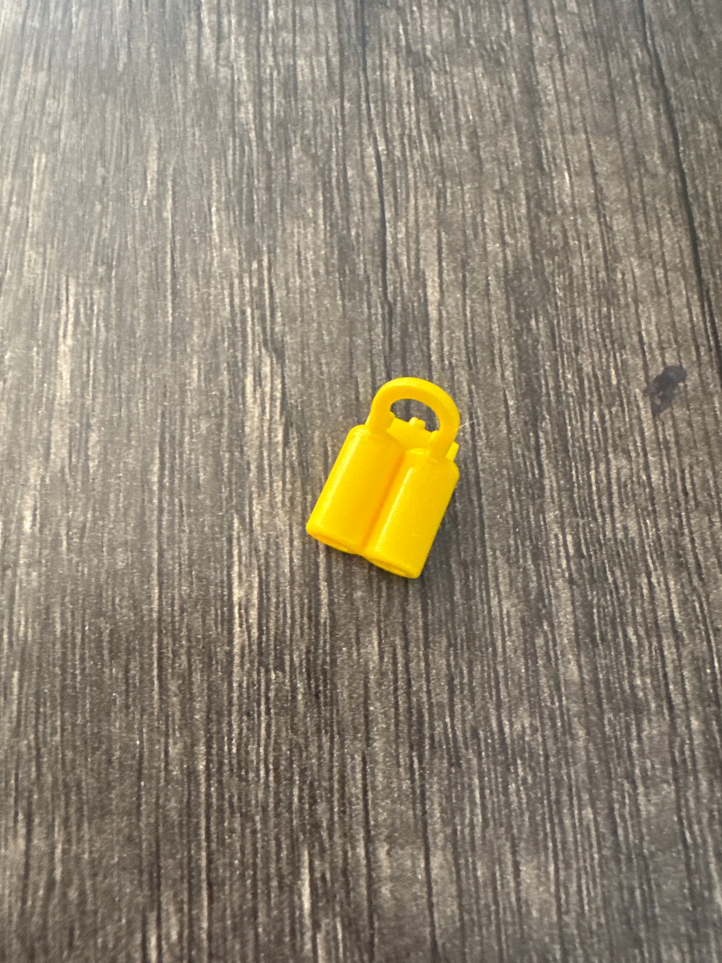 Minifigure Air Tanks yellow