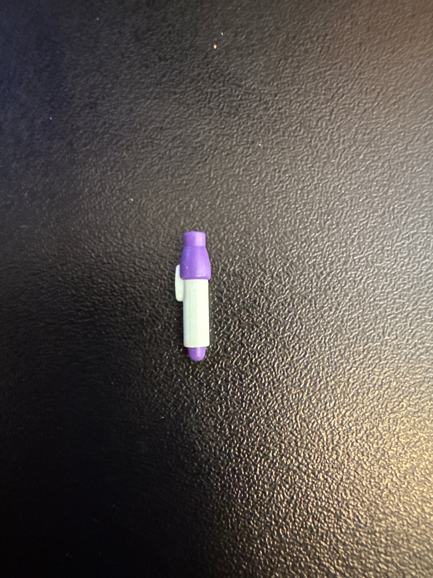 Minifigure, Utensil Pen with Molded Dark Purple Tip and Cap Pattern