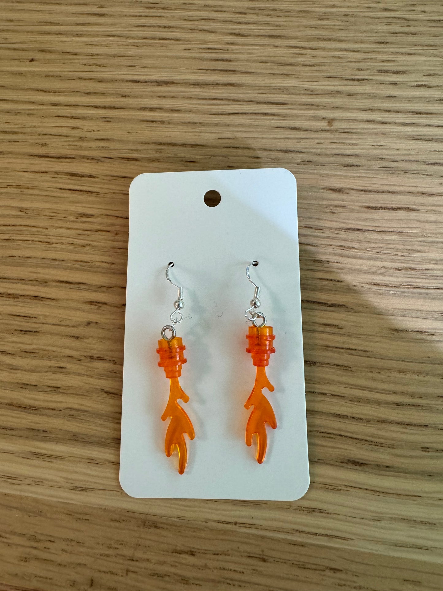 Flame earrings