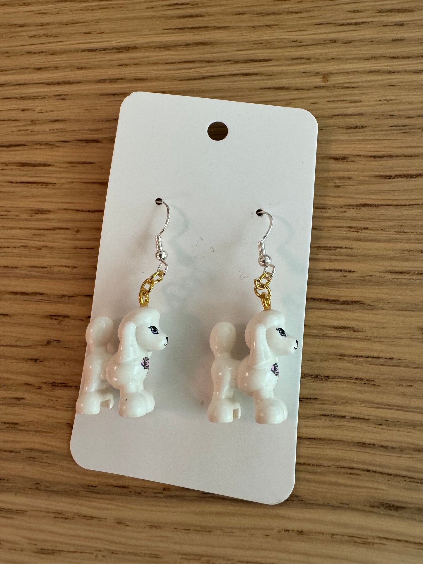 Dog earrings