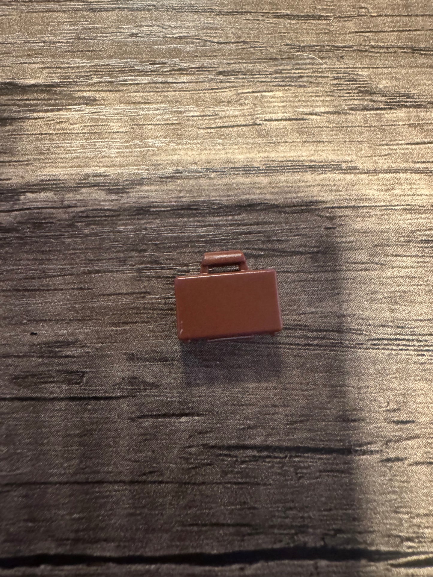 Mini Suitcase Reddish Brown