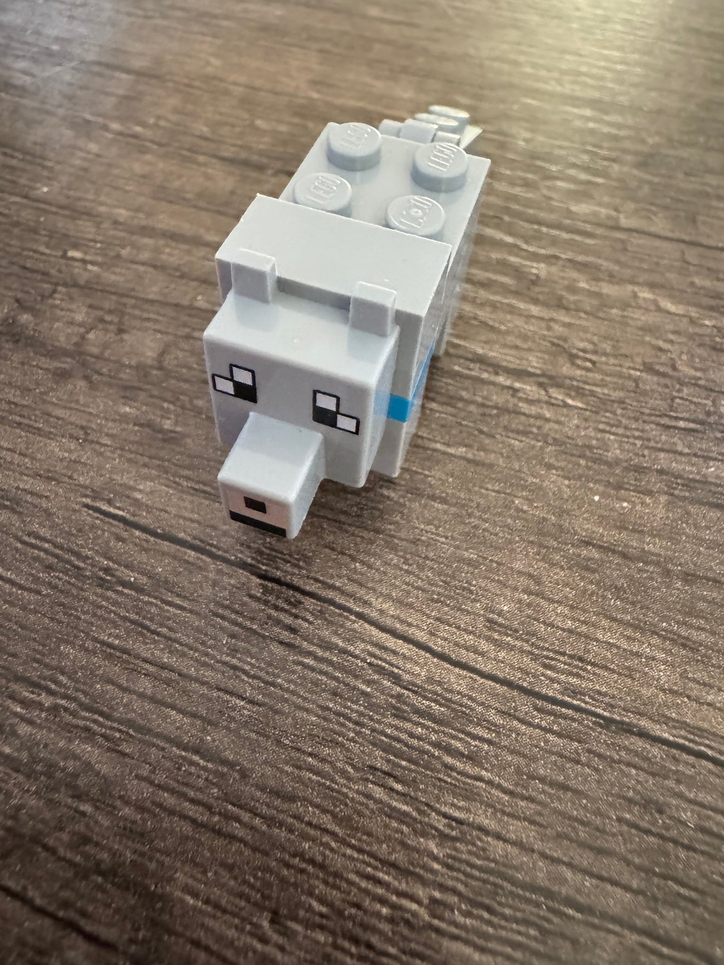 Minecraft lego wolf
