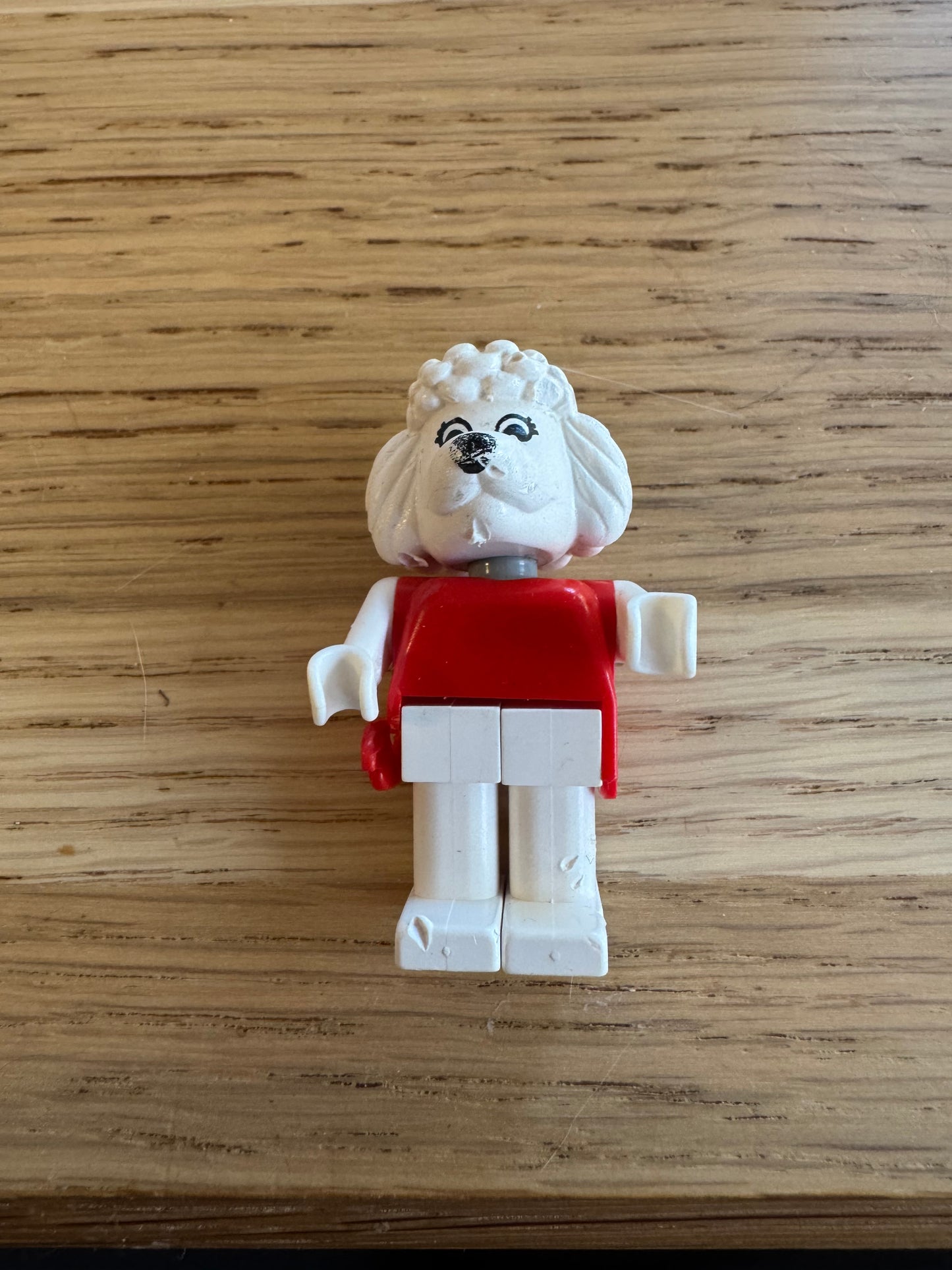 Fabuland Poodle - Paulette Poodle, White Eyes