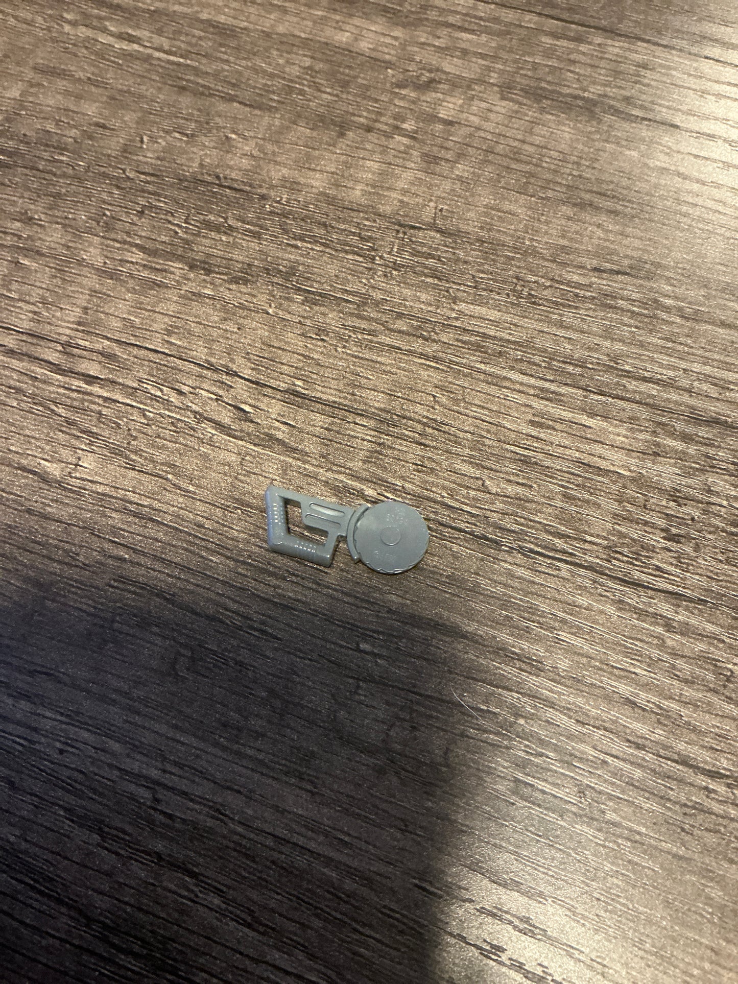 Minifigure, Utensil Tool Circular Blade Saw Dark bluish gray