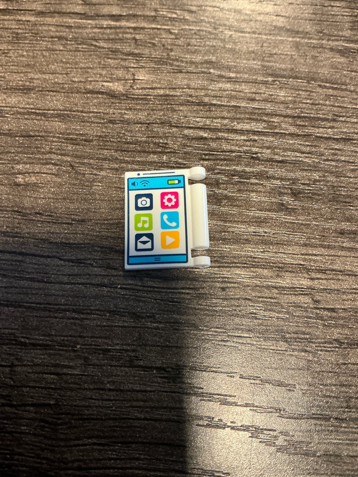 Minifigure, Utensil Book Cover with Tablet Computer Pattern