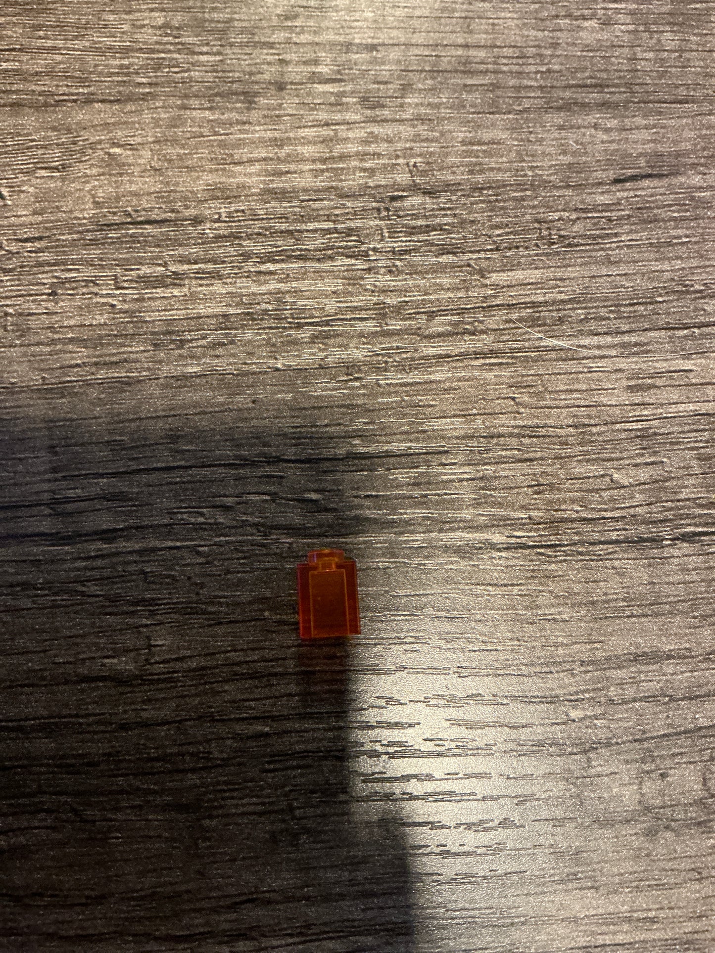 Brick 1 x 1 trans-orange