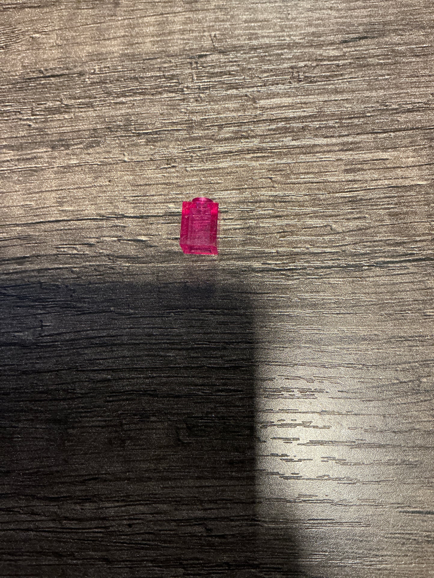 Brick 1 x 1 trans-dark pink