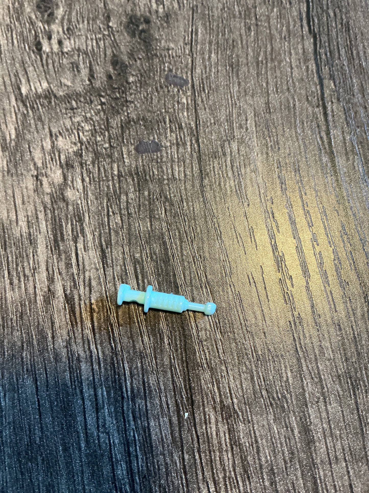 Minifigure, Utensil Syringe light aqua