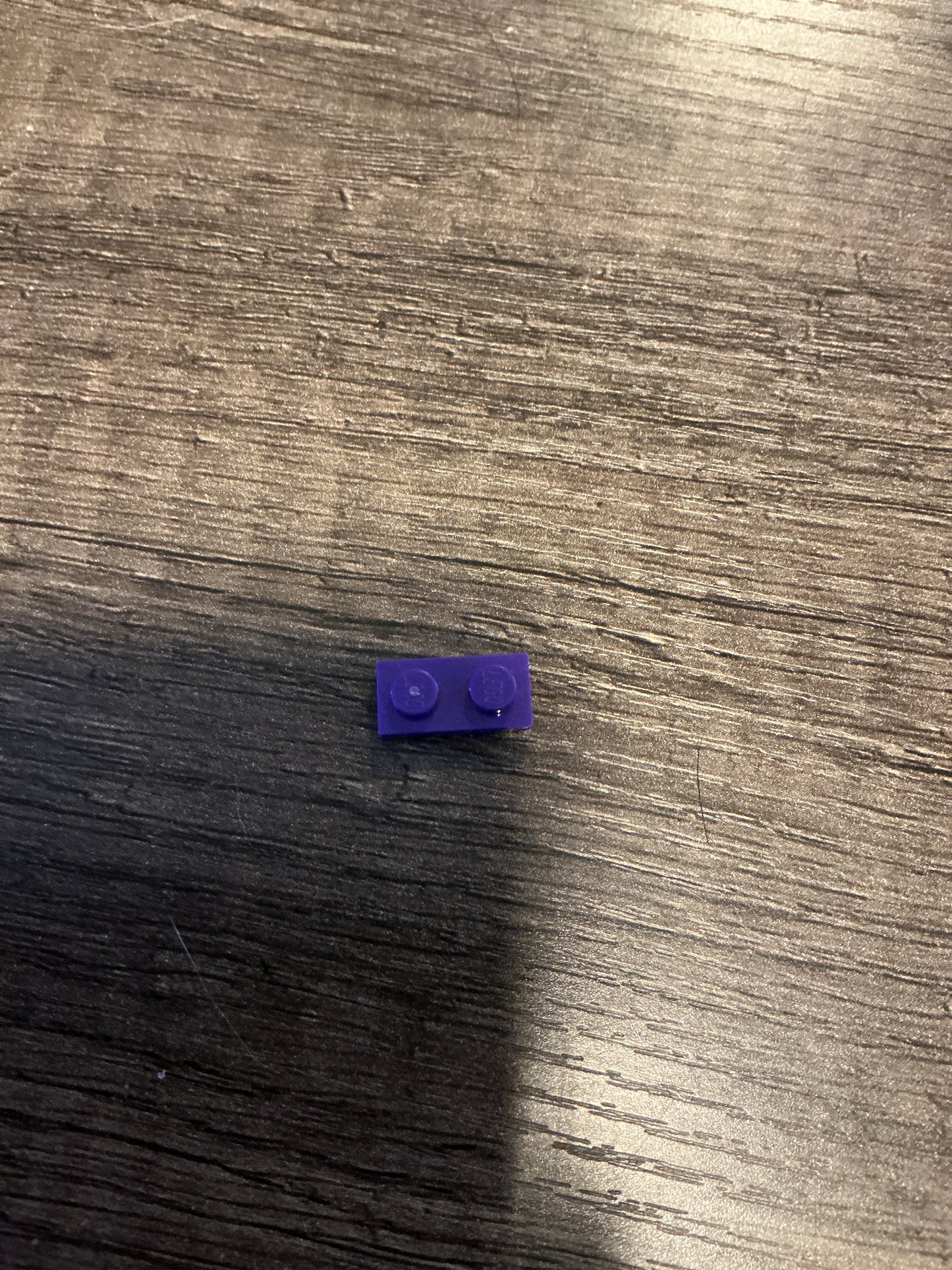 Plate 1 x 2 dark purple