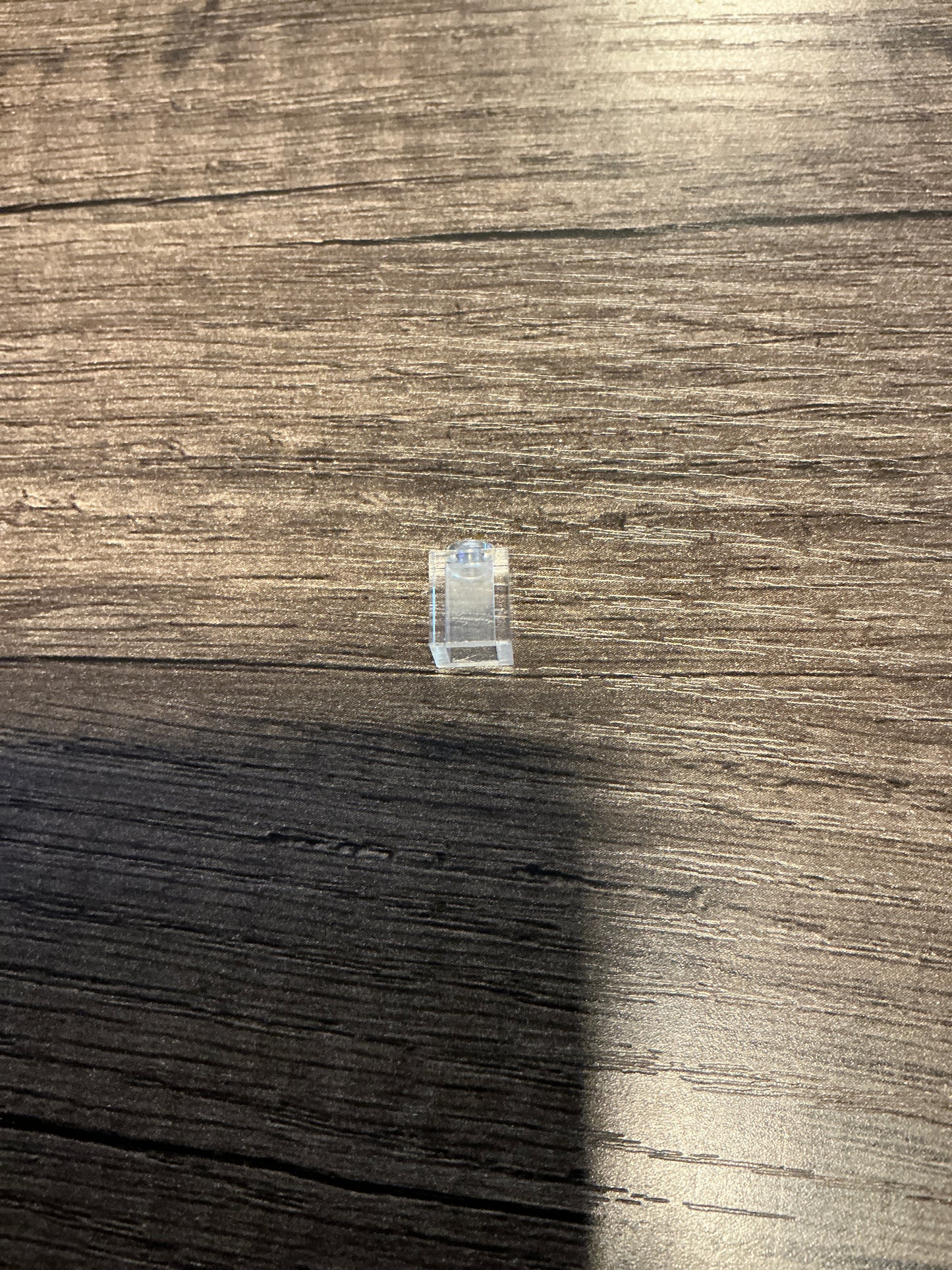Brick 1 x 1 trans-clear