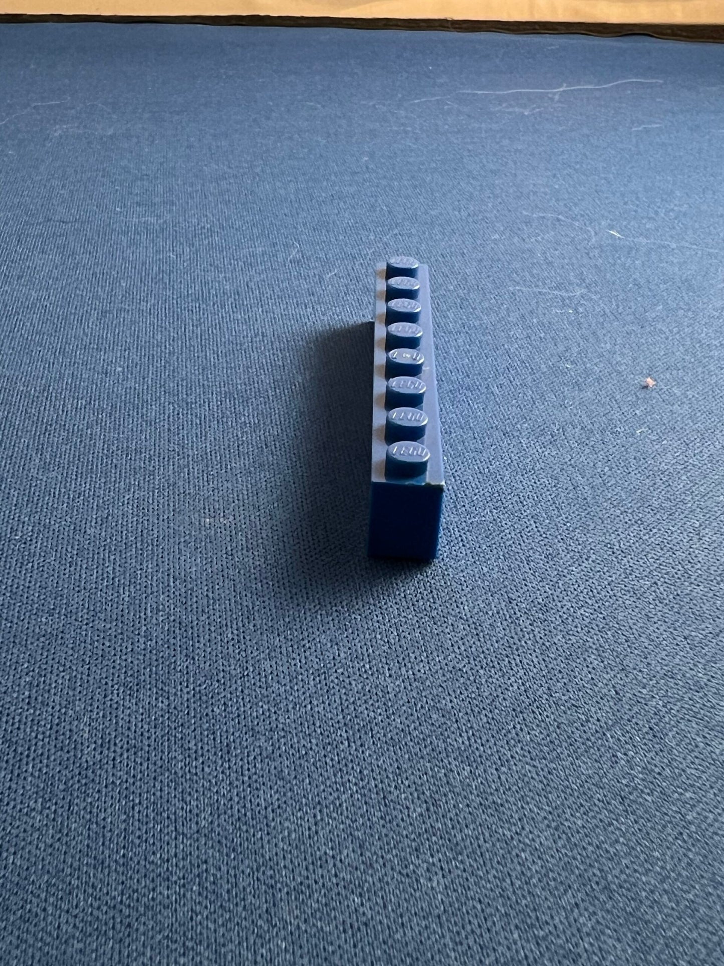 LEGO Brick 1 x 8 Blue with hole