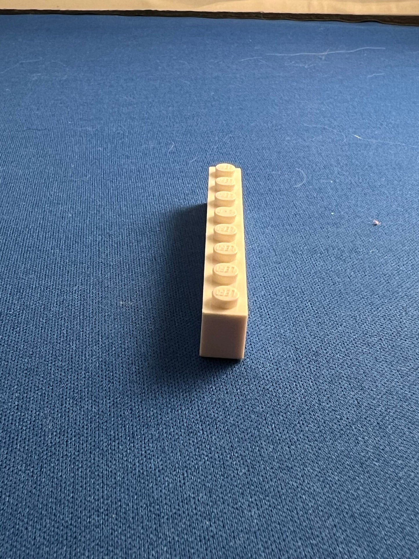 LEGO Brick 1 x 8 White with out hole new