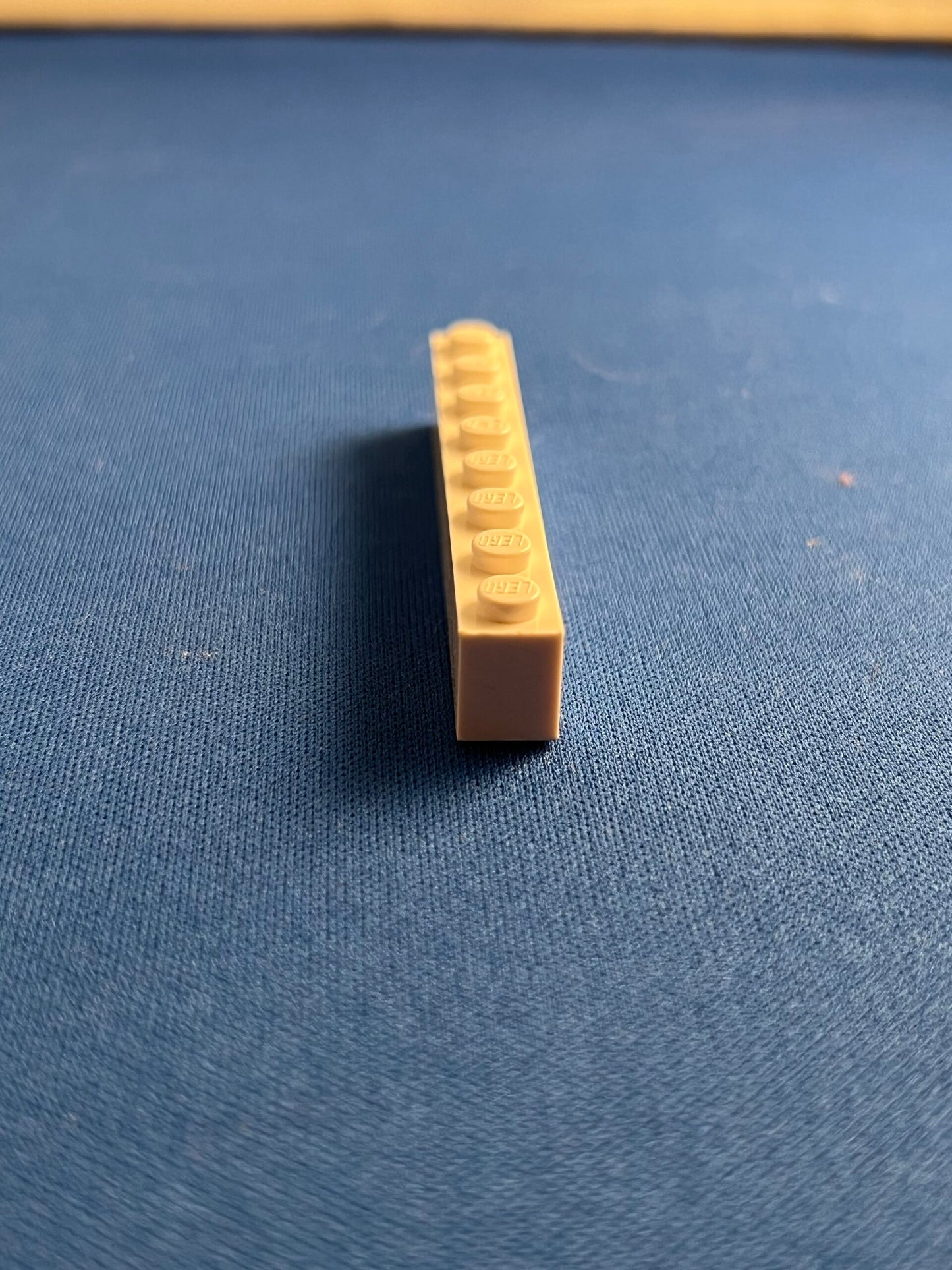 LEGO Brick 1 x 8 White with hole