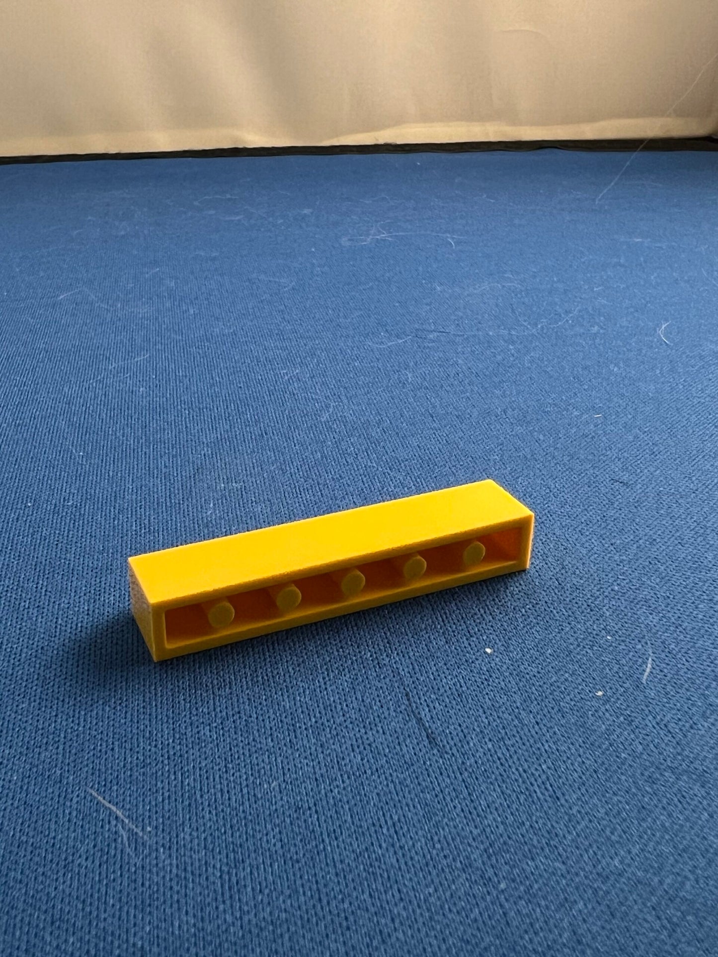 LEGO Brick 1 x 6 Yellow with now hole new
