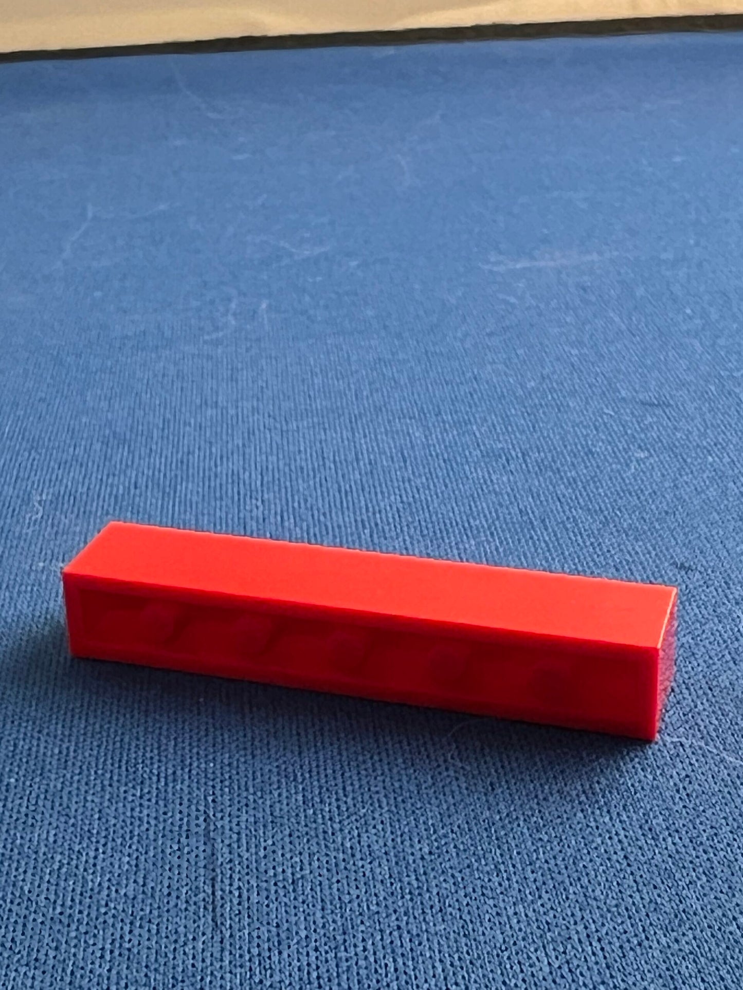 LEGO Brick 1 x 6 Red with out hole new