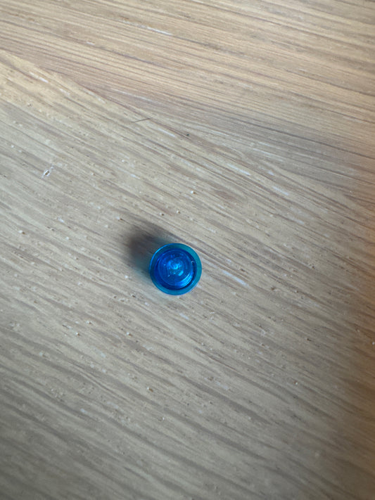 Plate, Round 1 x 1 trans-dark blue