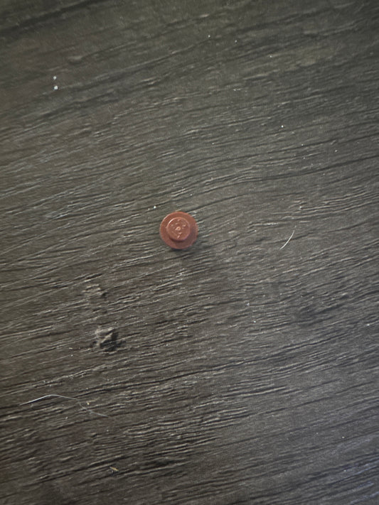 Plate, Round 1 x 1 Brown
