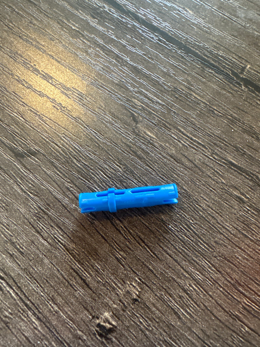 Technic, Pin 3L with Friction Ridges blue