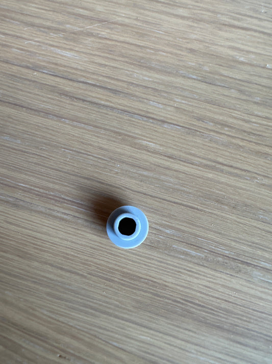 Plate, Round 1 x 1 with Open Stud light bluish gray