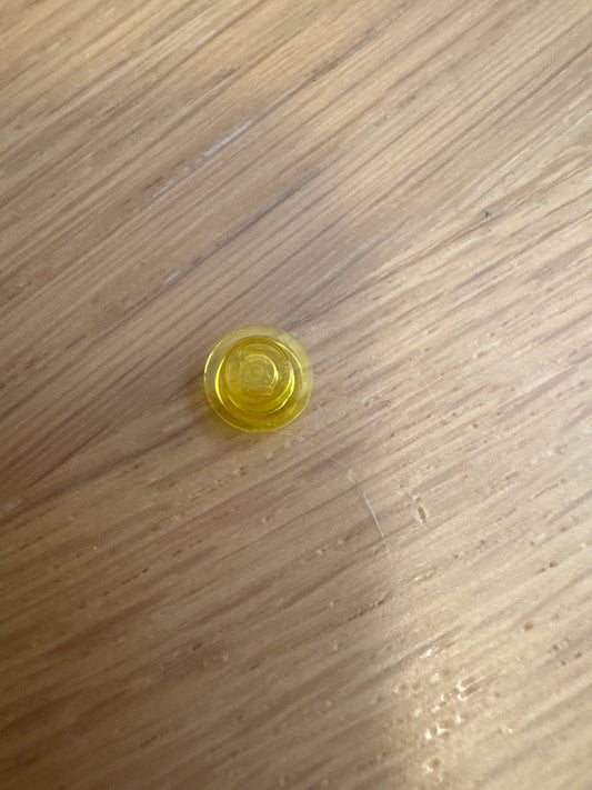 Plate, Round 1 x 1 trans- yellow