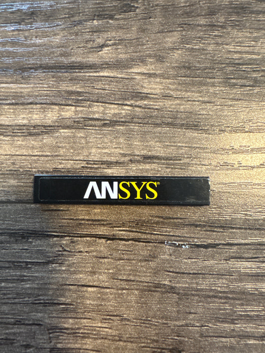 Tile 1 x 6 with 'ANSYS' Pattern (Sticker) - Set 75908