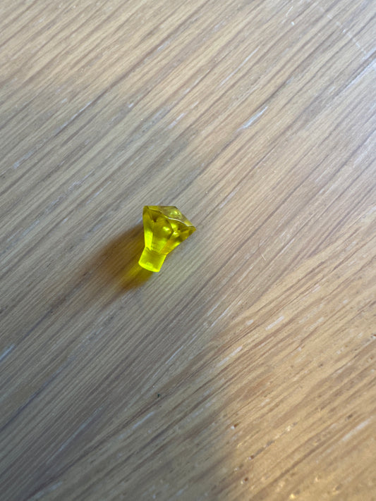 Rock 1 x 1 Jewel 24 Facet trans- yellow