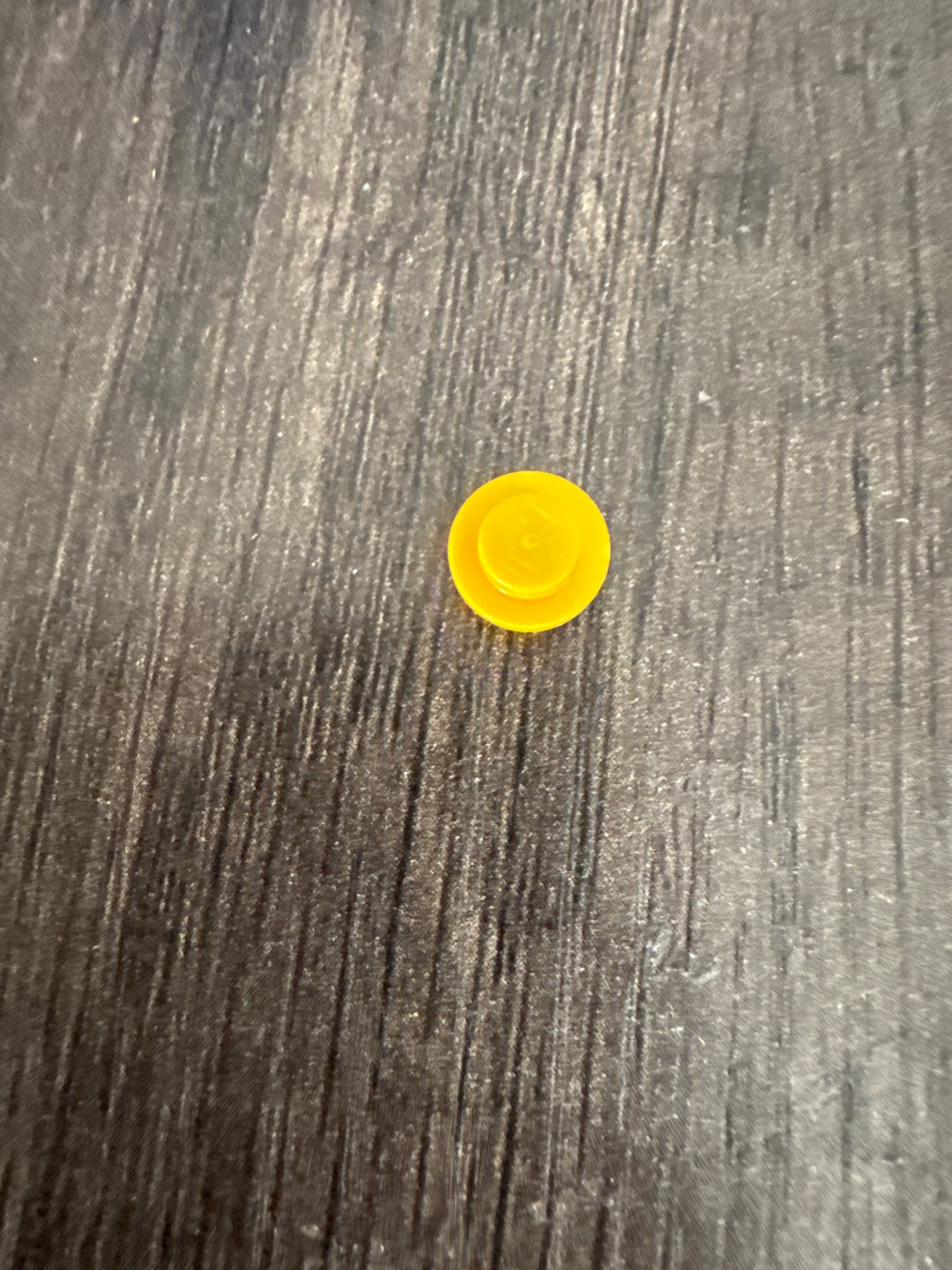Plate, Round 1 x 1 yellow