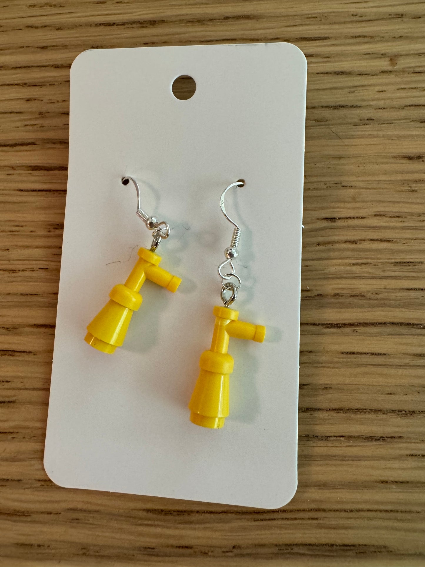 Lego bottles earrings