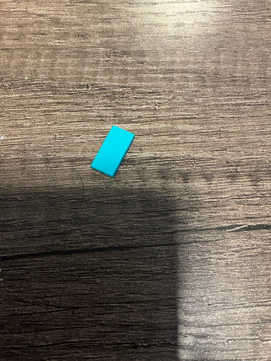 Tile 1 x 2 dark turquoise
