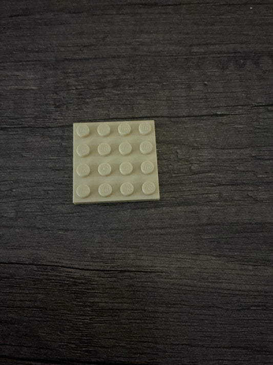 Plate 4 x 4 tan