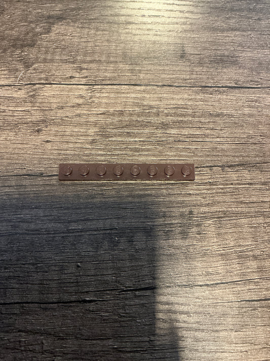 Plate 1 x 8 brown