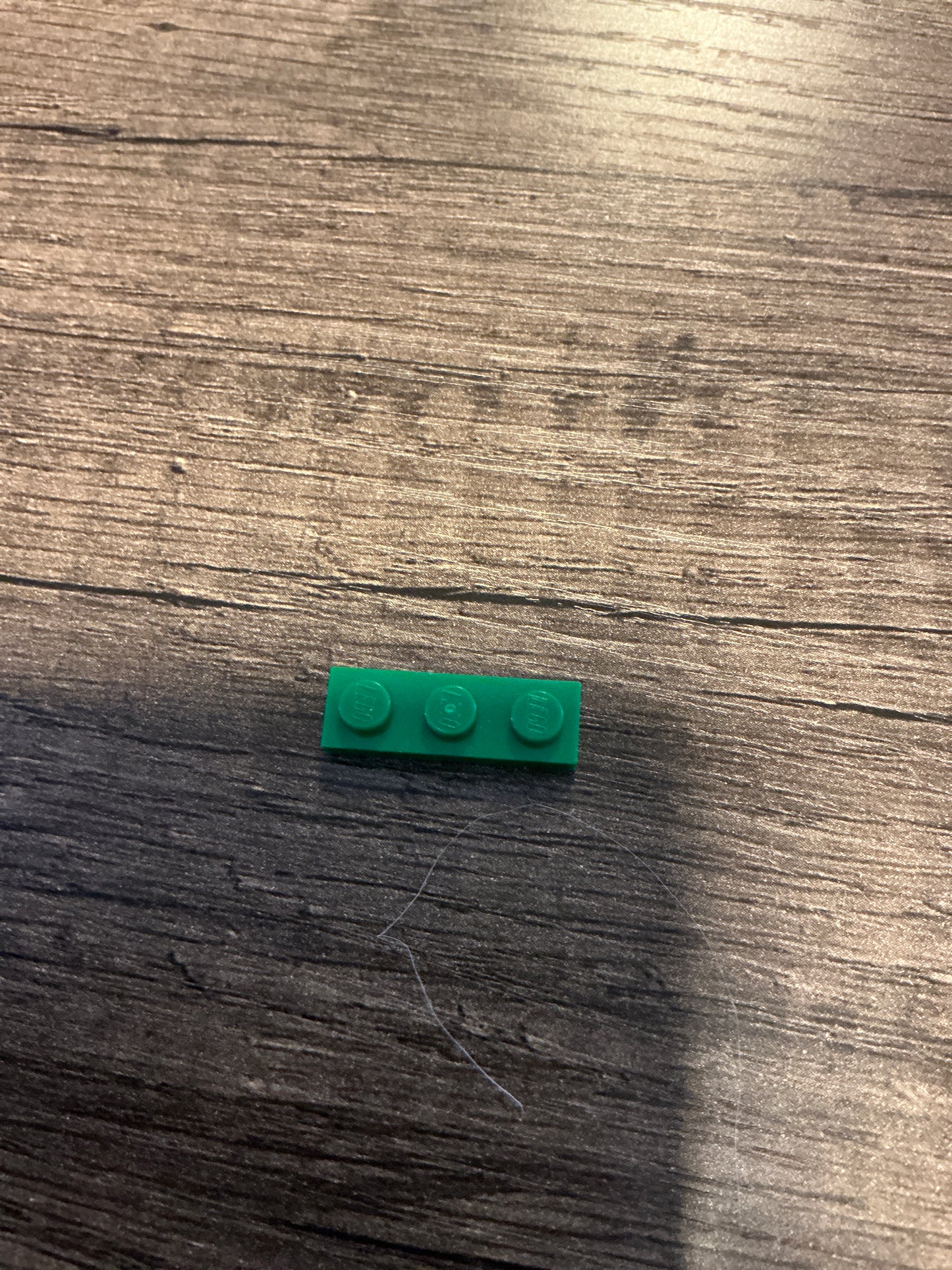 Plate 1 x 3 green