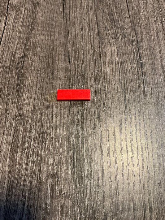 Tile 1 x 3 red