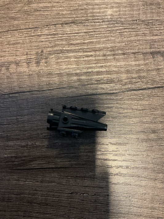 Tail 4 x 2 x 2, Aircraft rocket engine black