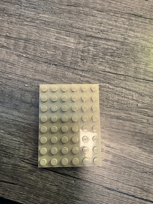 Plate 6 x 8 dark tan
