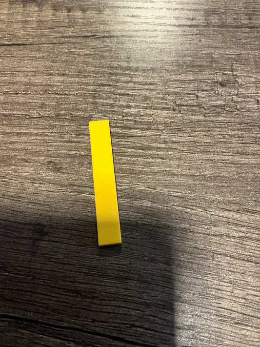Tile 1 x 6 yellow