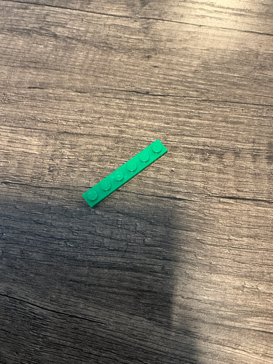 Plate 1 x 6 green