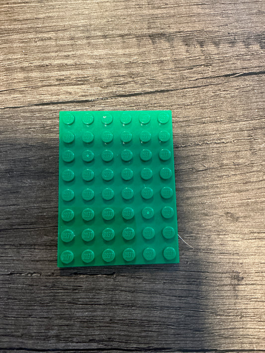 Plate 6 x 8 green