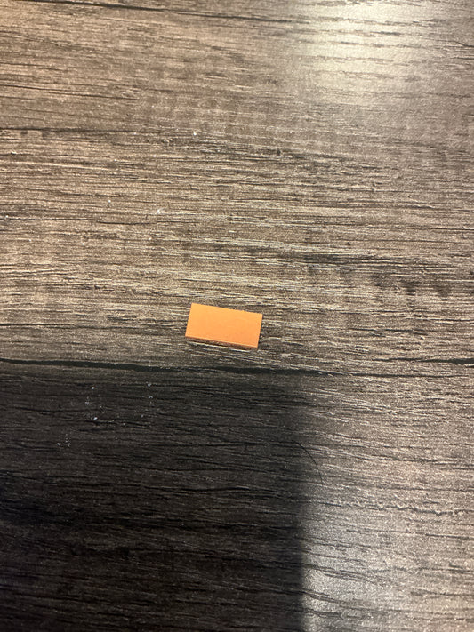 Tile 1 x 2 dark nougat