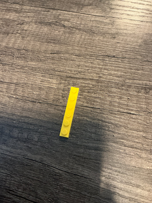 Plate 1 x 6 yellow