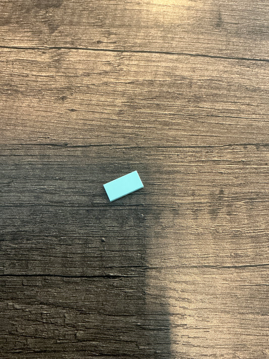Tile 1 x 2 Light aqua