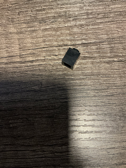 Brick 1 x 1 black
