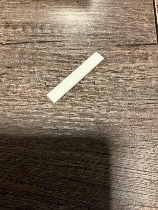 Tile 1 x 6 white