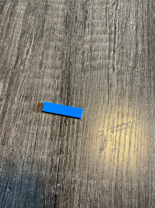 Tile 1 x 4 blue