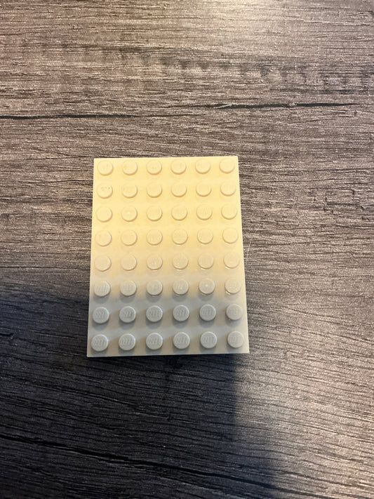 Plate 6 x 8 tan