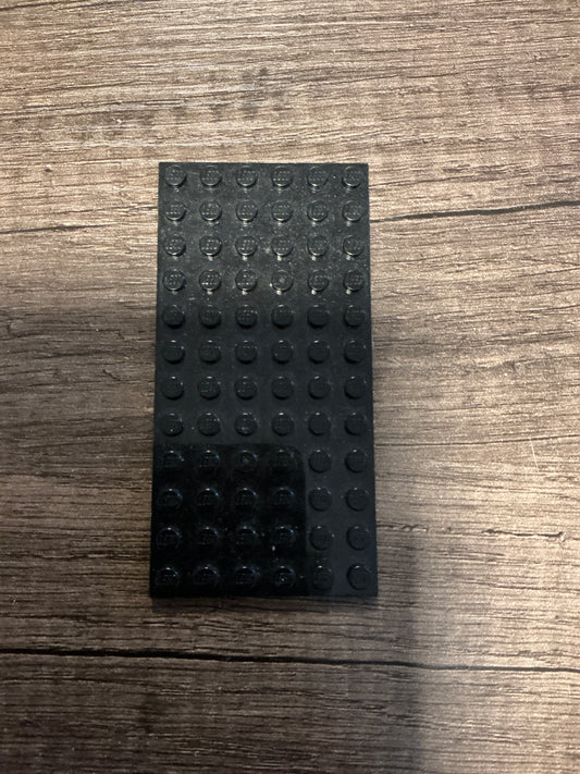 Plate 6 x 12 black